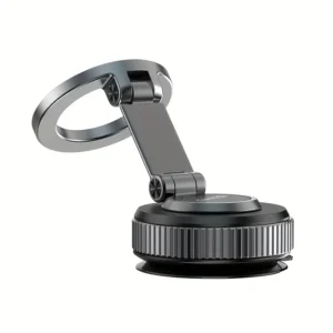 4-teiliges Magnetisches Handyhalter-Set, Drehbarer Auto-Vakuum-Saugnapf-Handyhalter, Ausziehbar, Faltbar 360° Drehbarer Magnetischer Handyhalter, Zinklegierung Material, Superstarker Saugnapf-Magnetischer Auto-Handyhalter