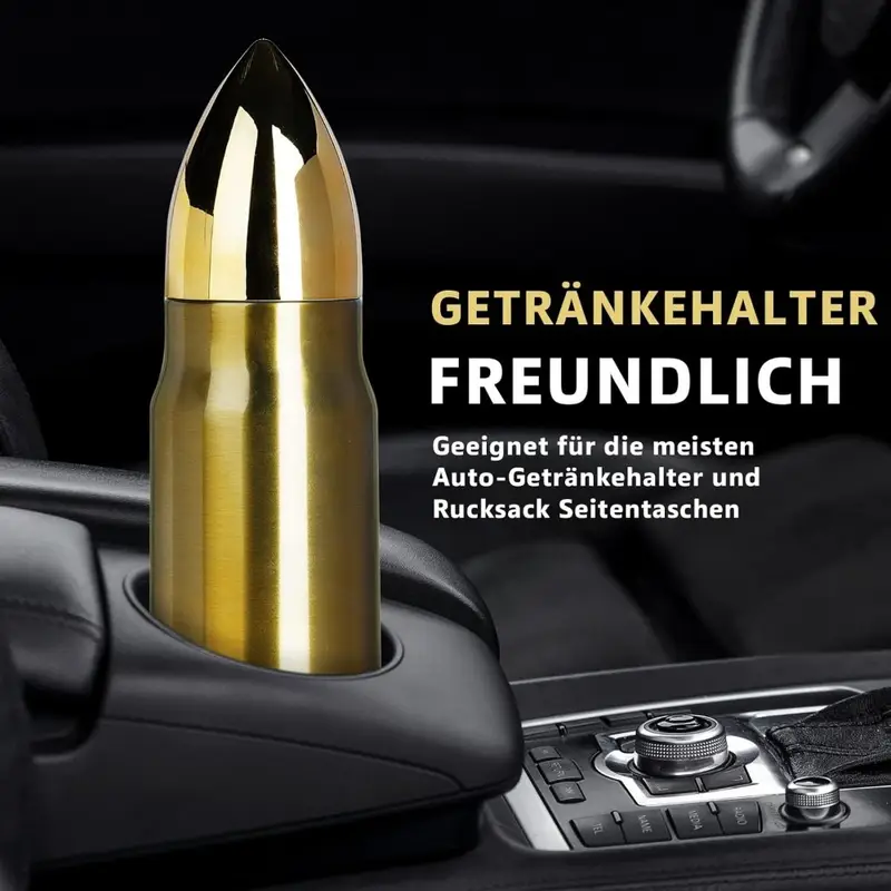 17oz/500ml 18/8 Edelstahl Jagd-Tarnbecher | Doppelwandige Flasche | 12H Kalt & 6H Heiß | Ideales Geschenk für Männer, Jäger Väter – Bild 3