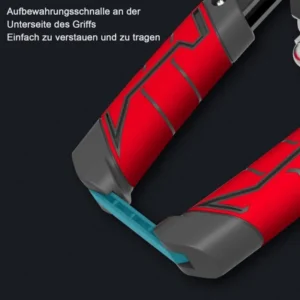 Verstellbarer Hydraulischer Brusttrainer mit Armtrainingsgerät - Hochbelastbares 10-200kg/22-440lbs Widerstandssystem inkl. Doppel-Federmechanismus, Verriegelungsfunktion & Polster für Fitnessstudio, Muskelaufbau Armbau (Schwarz)