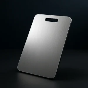 Edelstahl verdicktes Schneidebrett antibakteriell schimmelresistent Kneten Teigbrett Küche Obst Gemüse