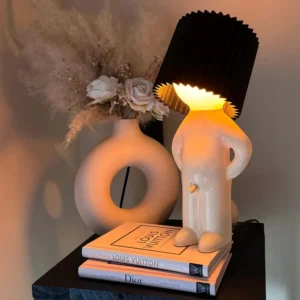 USB Charging Table Lamp Creative Naughty Boy LED Night Light Bedroom Reading Lighting Children's Gift Book Light